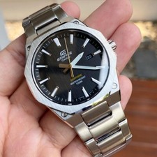 Relógio masculino Casio Edifice EFR-S108D-1A preto analógico série fina safira octogonal comprar usado  Enviando para Brazil