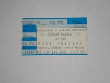 Graham parker concert for sale  Tinley Park