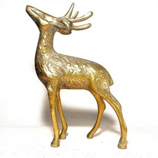 Large brass reindeer for sale  BISHOP AUCKLAND