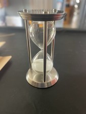 Large hourglass silver for sale  Winter Garden