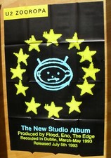 Pôster promocional original U2 U 2 '93 zooropa comprar usado  Enviando para Brazil