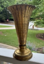 Vintage brass fluted for sale  Atlanta
