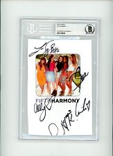Foto autografada 5x7 Beckett BAS Fifth Harmony Camila Cabello Jingle Ball 2013 comprar usado  Enviando para Brazil