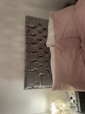 Crushed velvet bed for sale  CHIGWELL