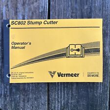 Vermeer sc802 stump for sale  Bradenton