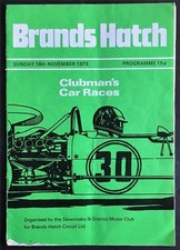 Brands hatch nov for sale  LEICESTER