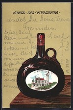 Lithographie würzburg gasthau gebraucht kaufen  Berlin