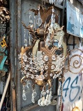 Antico lampadario ottone usato  Catania