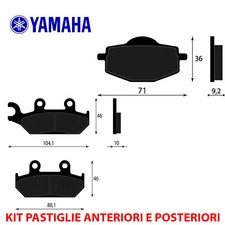Kit pastiglie freno usato  Napoli