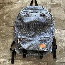 Mochila escolar de viagem VANS azul Polkadot lona acolchoada grande comprar usado  Enviando para Brazil