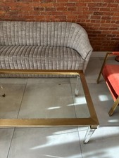 Glass top brushed for sale  Kew Gardens