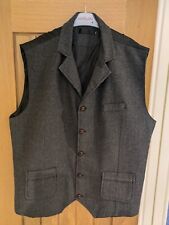 Herringbone tweed waistcoat for sale  CHELMSFORD