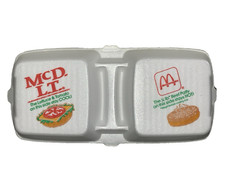 McDonald’s McD. de colección L.T. McDLT McD L.T. Contenedor de espuma de poliestireno tapa superior años 80! segunda mano  Embacar hacia Mexico