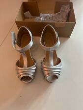 Silver kitten heels for sale  BARNSLEY