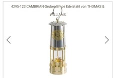 Grubenlampe thomas williams gebraucht kaufen  Horst