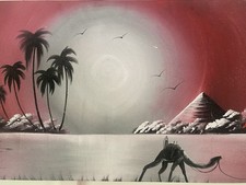 Hand painted egyptian for sale  BRISTOL
