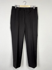 Calça social masculina reta lã pura CANALI preta Lana comprar usado  Enviando para Brazil
