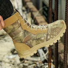 Botas táticas militares masculinas botas de caminhada impermeáveis leves botas de combate comprar usado  Enviando para Brazil