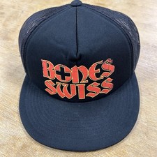 Usado, Boné chapéu vintage Y2K Bones rolamentos suíços skates caminhoneiro Snapback raro comprar usado  Enviando para Brazil