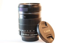 Lente Canon EF-S 18-135mm f/3.5-5.6 IS para EOS Rebel T8 T7 T6 T3 80D 90D 70D 7D, usado comprar usado  Enviando para Brazil