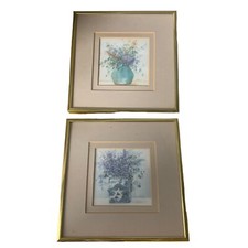 Signed floral watercolor for sale  Escondido