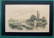 1890 antique print for sale  MARLOW