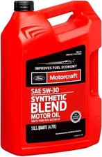 Óleo de motor Motorcraft - Óleo de motor de mistura sintética premium - 5 quartos XO-5W30-5Q3SP comprar usado  Enviando para Brazil