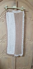 Häkeldecke weiss hellbraun gebraucht kaufen  Rosenheim