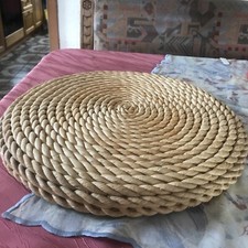 Stroh sitzkissen pouf gebraucht kaufen  Vöhringen