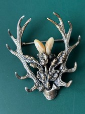 Brosche hirschgeweih grandln gebraucht kaufen  München