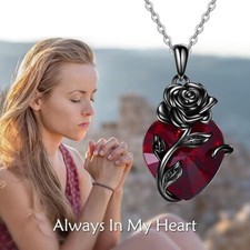 Black rose heart for sale  Bridgeport