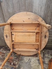 Round pine extendable for sale  SEAFORD