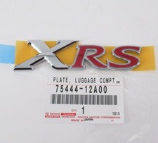 Placa de identificação traseira original do fabricante Toyota 75444-12A00 "XRS" emblema 05-06 Corolla Matrix comprar usado  Enviando para Brazil