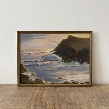 Vintage oil canvas for sale  LEWES