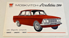 Feuillet publicitaire moskvitc d'occasion  Quarré-les-Tombes