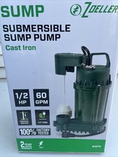 Zoeller 0.5 60gpm for sale  Kent