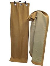 Gold eyelet curtains for sale  DARTFORD