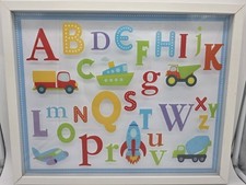 Glass framed alphabet for sale  Grafton