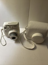 Câmera branca instantânea Fujifilm Instax Mini 8 com estojo. Bateria testada funciona comprar usado  Enviando para Brazil