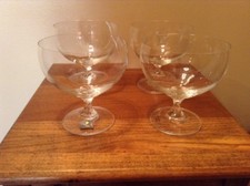 4 Mikasa Studio Nova Slovakia Venice Crystal Footed Dessert Champagne Glass Bowl comprar usado  Enviando para Brazil