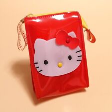 Vintage Sanrio 1995 Hello Kitty 4.5" SACO DE ARMAZENAMENTO DE VINIL VERMELHO com Zíper Bolsa comprar usado  Enviando para Brazil