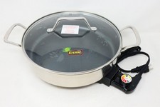 Frigideira elétrica antiaderente Princess House Culinario Series aço inoxidável 12", usado comprar usado Frigideira elétrica antiaderente Princess House Culinario Series aço inoxidável 12", usado comprar usado  Enviando para Brazil