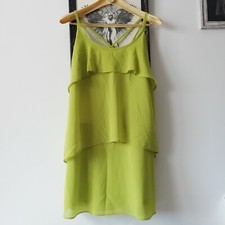 Abitino balze giallo usato  Italia