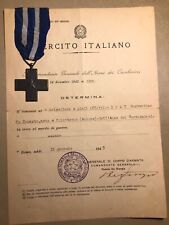 Diploma medaglia merito usato  Imola