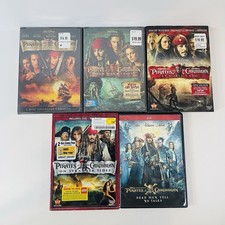 Pirates of the Caribbean: Complete 5-Movie Collection (DVD) - 1, 2 & 3 are NEW!! comprar usado  Enviando para Brazil