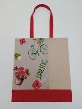 Shopper tessuto fantasia usato  Italia