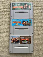 Usado, Lote 3 Super Donkey Kong Country 1 2 3 SFC Super Famicom Japão comprar usado  Enviando para Brazil