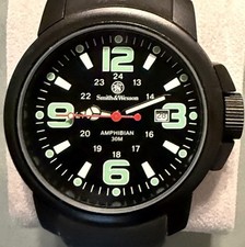 Relógio masculino Smith & Wesson preto militar, anfíbio, usado comprar usado  Enviando para Brazil
