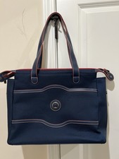 Bolsa de ombro Delsey Paris Chatelet azul marinho com bolsa cosmética e trava - Nova sem etiquetas comprar usado  Enviando para Brazil