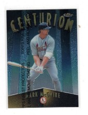 Używany, 1998 Finest Centurion #62/500 marek McGwire #C8 wkładka na sprzedaż  Wysyłka do Poland